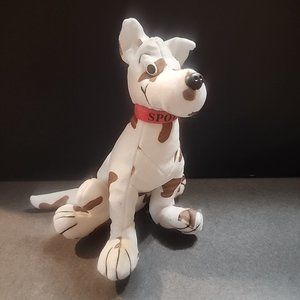 Bluffs Run Casino Lucky Dog Second Liter SPOT brown white plush dog w Collar